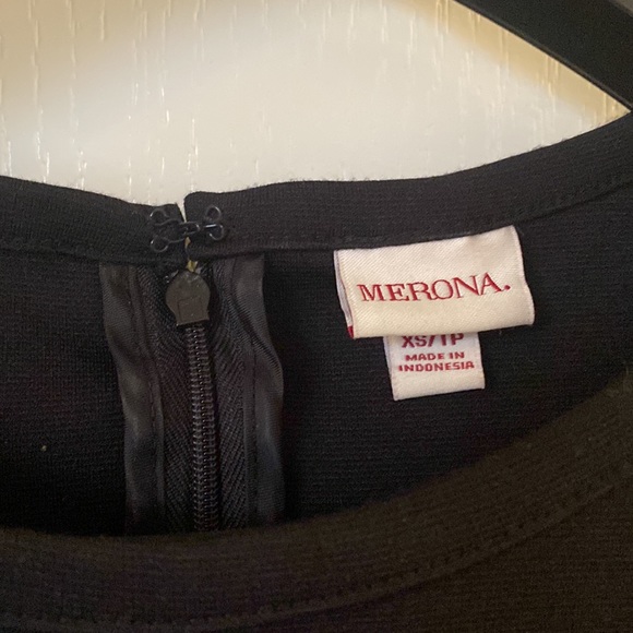 Black stretchy dress size XS - Picture 3 of 6